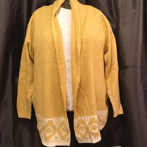 Old navy gold cardi, xl